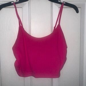 Bright Pink Crop Top